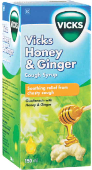 Vicks Honey & Ginger Cough Syrup | ParkPharmacy